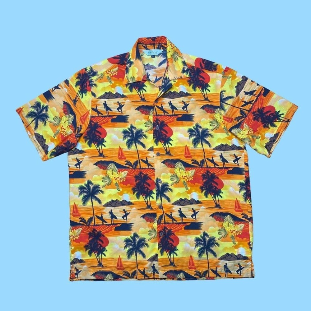 Hawaiian button down shirt